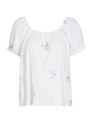 Farrah Floral Off-The-Shoulder Blouse