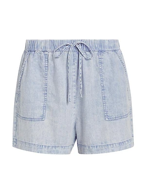 Clara Denim Drawstring Shorts