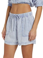 Clara Denim Drawstring Shorts