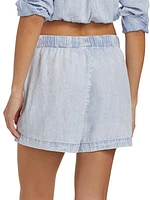 Clara Denim Drawstring Shorts