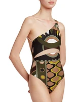 Very Vivara Geometric One-Piece Swimsuit