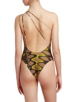 Very Vivara Geometric One-Piece Swimsuit