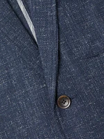 Idris Knit Two-Button Blazer