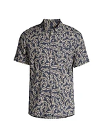 Carson Printed Button-Front Shirt