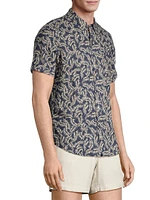 Carson Printed Button-Front Shirt