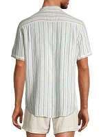 Donnie Striped Button-Front Shirt