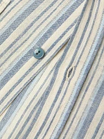 Donnie Striped Button-Front Shirt