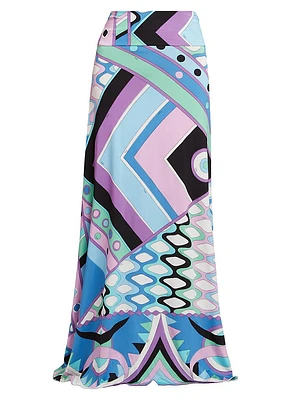 Very Vivara Jersey Satin Maxi Skirt