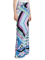 Very Vivara Jersey Satin Maxi Skirt