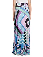 Very Vivara Jersey Satin Maxi Skirt