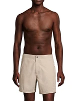 Calder 6E Cotton-Blend Swim Shorts