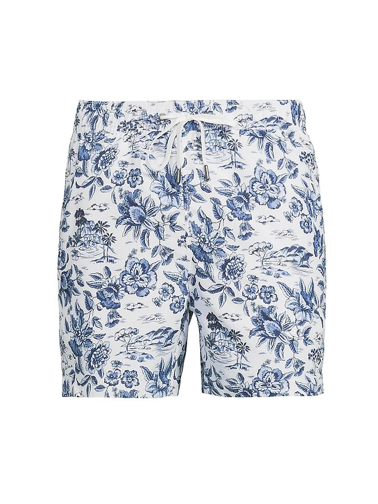 Charles Floral Swim Trunks