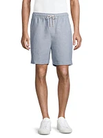 Air Linen-Blend Drawstring Shorts