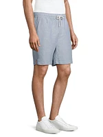 Air Linen-Blend Drawstring Shorts