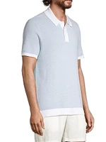 Cotton Knit Polo Shirt