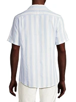 Jack Air Striped Linen-Blend Shirt