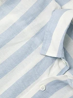 Jack Air Striped Linen-Blend Shirt