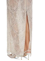 Giselle Embellished Strapless Column Gown