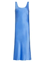 Sydney Satin Bias Midi-Dress