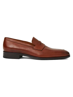 Maioco Leather Penny Loafers