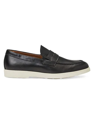 Ettore Leather Penny Loafers