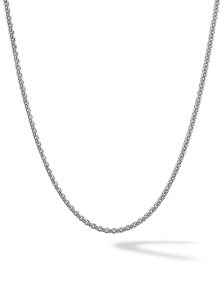 Box Chain Necklace Platinum