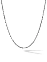 Box Chain Necklace Platinum