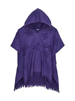 Turtle Jacquard Hooded Caftan