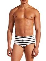 Striped Swim Briefs