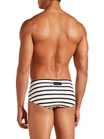 Striped Swim Briefs