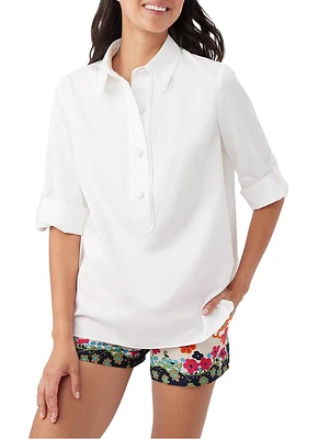 Portrait Cotton Poplin Shirt