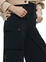 Olympia Mid-Rise Baggy Cargo Pants