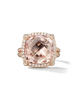 Chatelaine Pavé Bezel Ring 18K Rose Gold