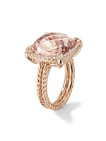 Chatelaine Pavé Bezel Ring 18K Rose Gold