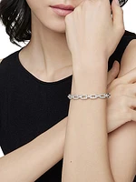 Stax Chain Link Bracelet in 18K White Gold