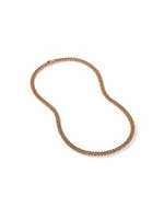 Curb Chain Necklace in 18K Rose Gold