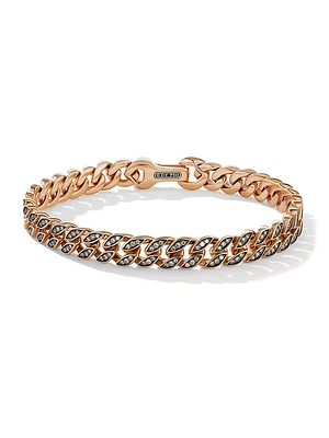 Curb Chain Bracelet 18K Rose Gold