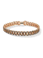 Curb Chain Bracelet 18K Rose Gold