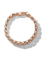 Curb Chain Bracelet in 18K Rose Gold