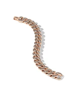 Curb Chain Bracelet in 18K Rose Gold