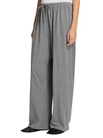 Lanuit Cotton Wide-Leg Lounge Pants