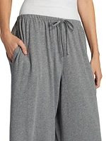 Lanuit Cotton Wide-Leg Lounge Pants