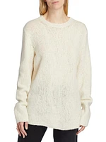 Gersten Cashmere Open-Knit Sweater