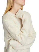 Gersten Cashmere Open-Knit Sweater