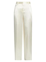 Encore Satin Wide-Leg Trousers