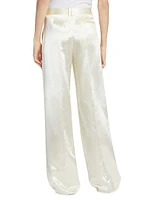 Encore Satin Wide-Leg Trousers