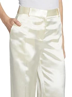 Encore Satin Wide-Leg Trousers