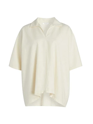 Wen Wool, Silk & Linen-Blend Top