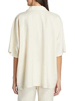 Wen Wool, Silk & Linen-Blend Top