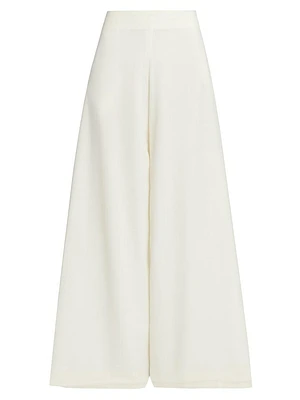 Dela Wool Wide-Leg Pants